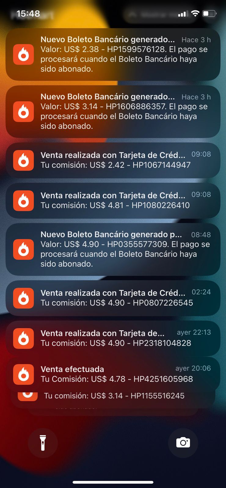 Notificación de venta real 10
